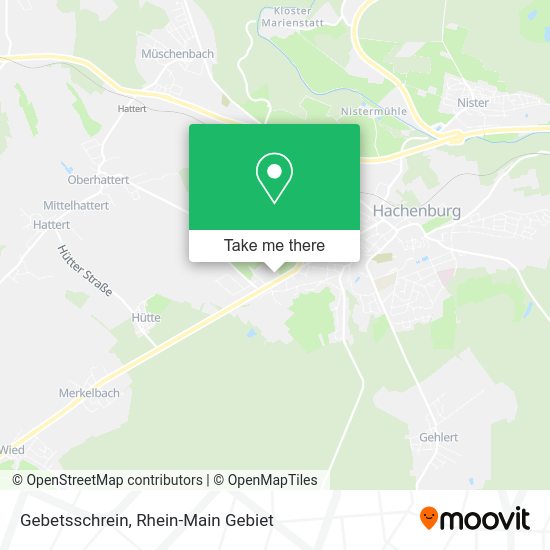 Карта Gebetsschrein
