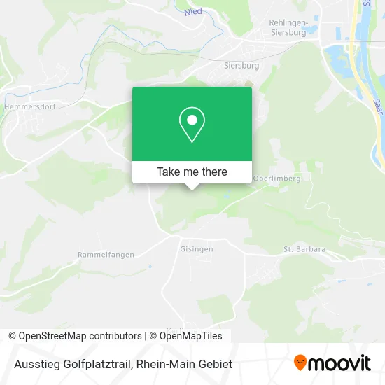 Карта Ausstieg Golfplatztrail