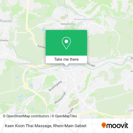 Карта Kaen Koon Thai Massage