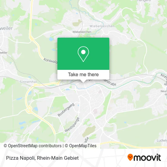 Карта Pizza Napoli