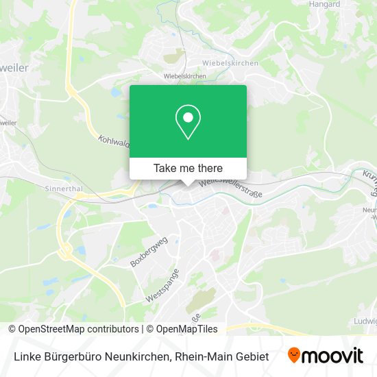 Карта Linke Bürgerbüro Neunkirchen