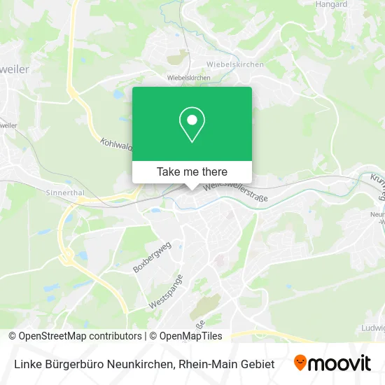 Карта Linke Bürgerbüro Neunkirchen