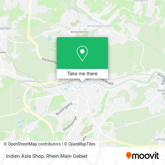 Карта Indien Asia Shop