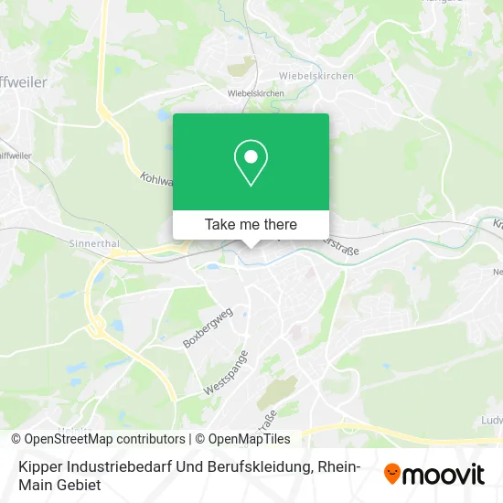 Карта Kipper Industriebedarf Und Berufskleidung