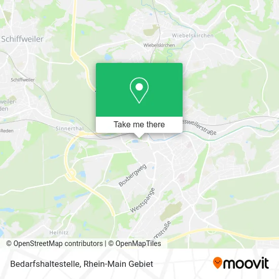 Карта Bedarfshaltestelle