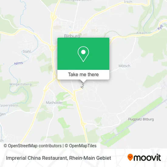 Карта Imprerial China Restaurant