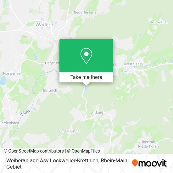 Карта Weiheranlage Asv Lockweiler-Krettnich