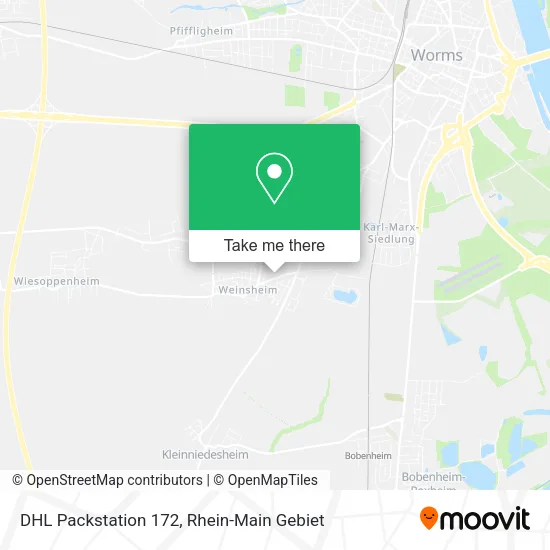 Карта DHL Packstation 172
