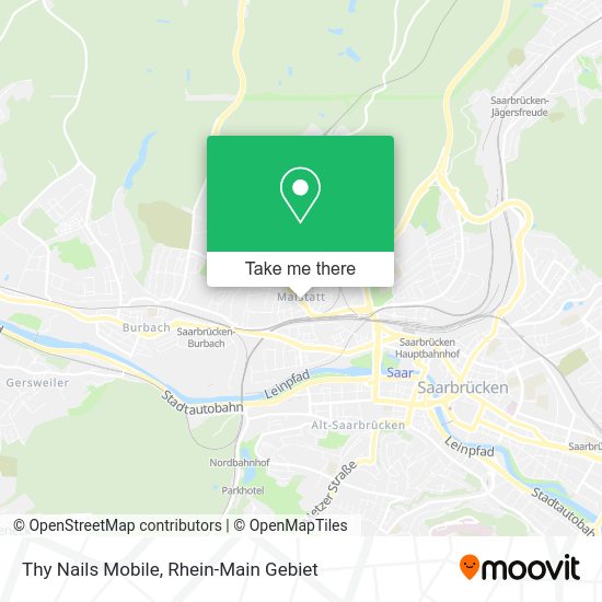 Карта Thy Nails Mobile