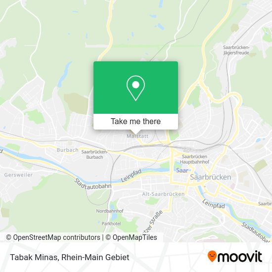 Карта Tabak Minas