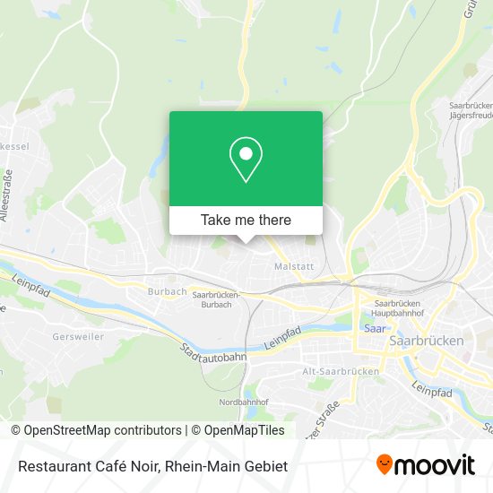 Карта Restaurant Café Noir