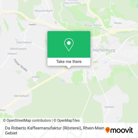 Карта Da Roberto Kaffeemanufaktur (Rösterei)