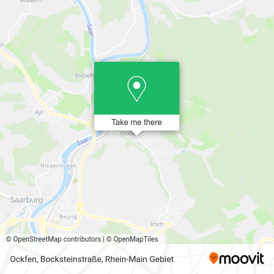 Карта Ockfen, Bocksteinstraße