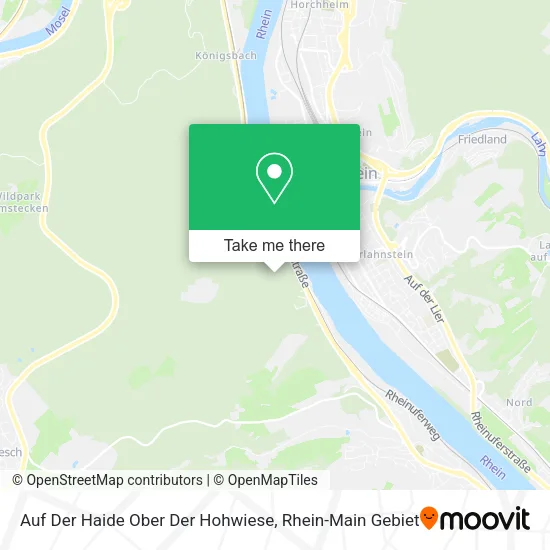 Карта Auf Der Haide Ober Der Hohwiese