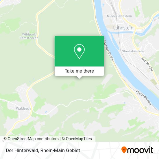 Карта Der Hinterwald