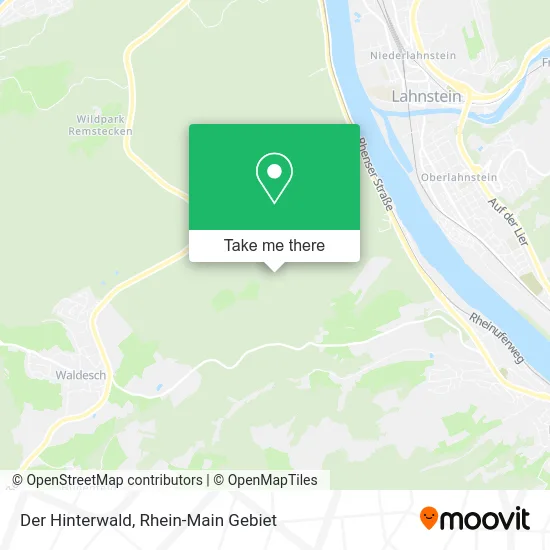 Карта Der Hinterwald
