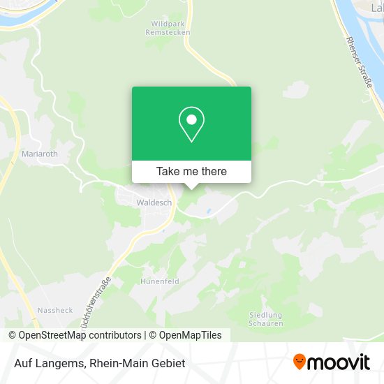 Карта Auf Langems