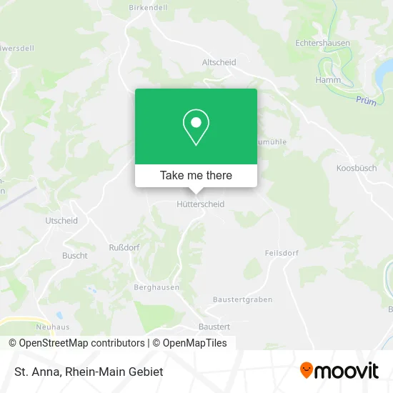 St. Anna map