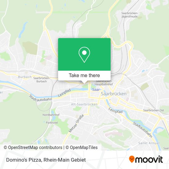 Карта Domino's Pizza
