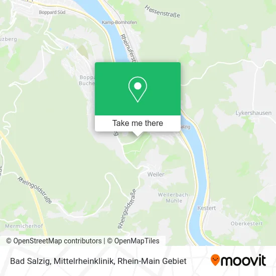 Карта Bad Salzig, Mittelrheinklinik