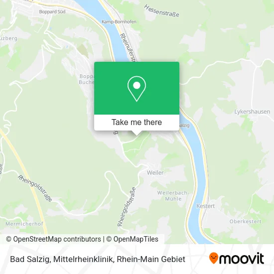 Карта Bad Salzig, Mittelrheinklinik