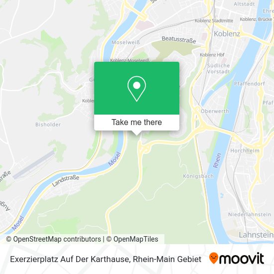 Карта Exerzierplatz Auf Der Karthause
