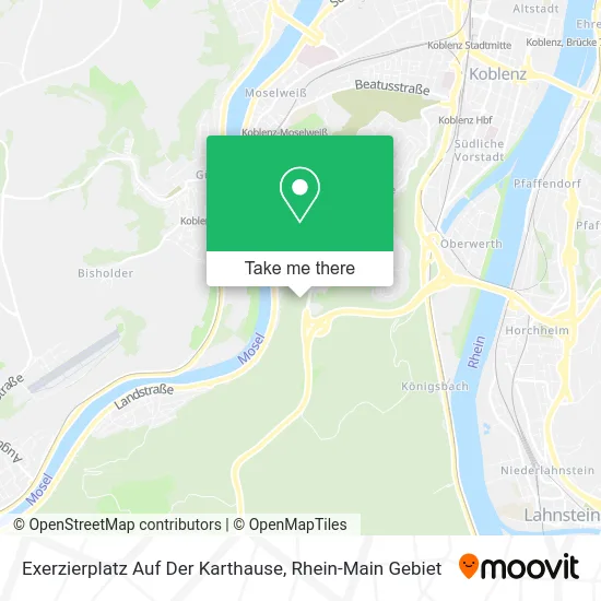 Карта Exerzierplatz Auf Der Karthause