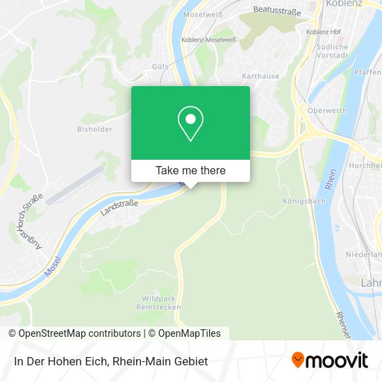 Карта In Der Hohen Eich