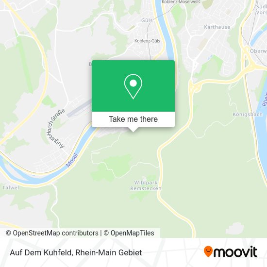 Карта Auf Dem Kuhfeld
