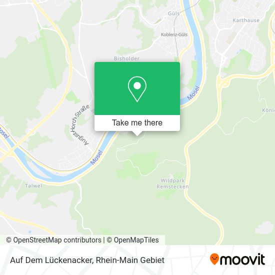 Карта Auf Dem Lückenacker
