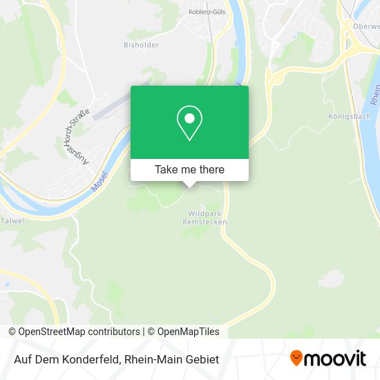 Карта Auf Dem Konderfeld
