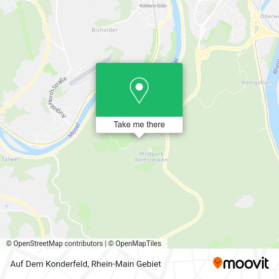 Карта Auf Dem Konderfeld