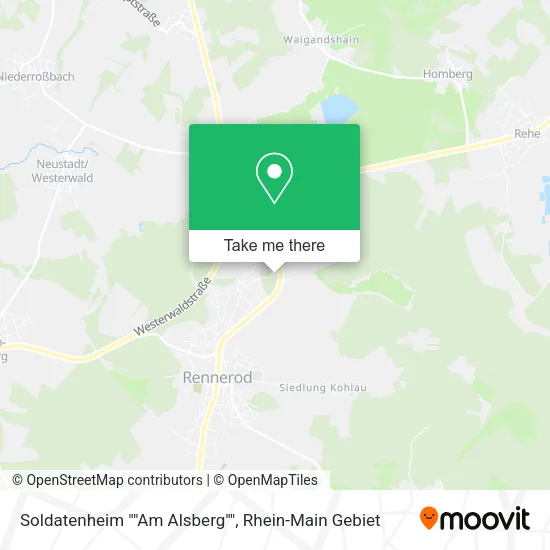Карта Soldatenheim ""Am Alsberg""