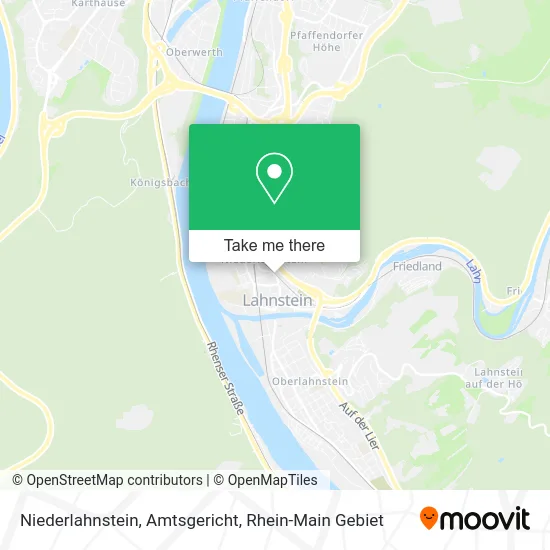 Карта Niederlahnstein, Amtsgericht