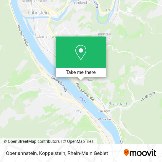 Карта Oberlahnstein, Koppelstein