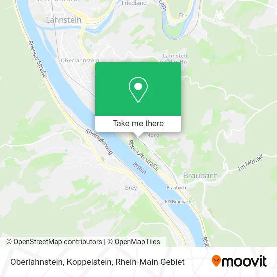 Карта Oberlahnstein, Koppelstein