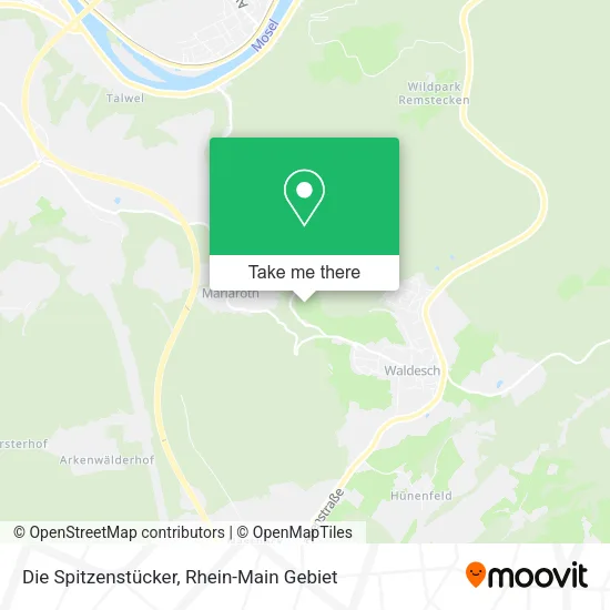 Карта Die Spitzenstücker