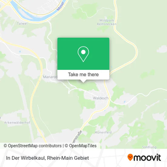Карта In Der Wirbelkaul