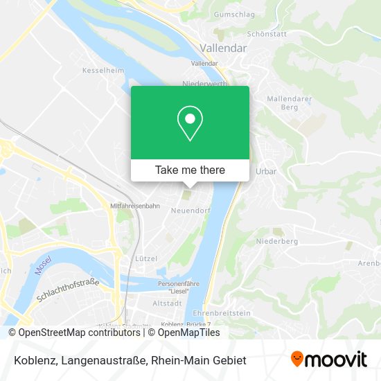 Карта Koblenz, Langenaustraße