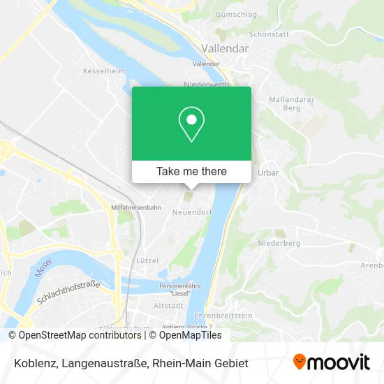 Карта Koblenz, Langenaustraße
