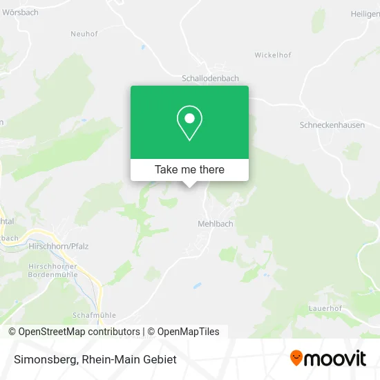 Карта Simonsberg