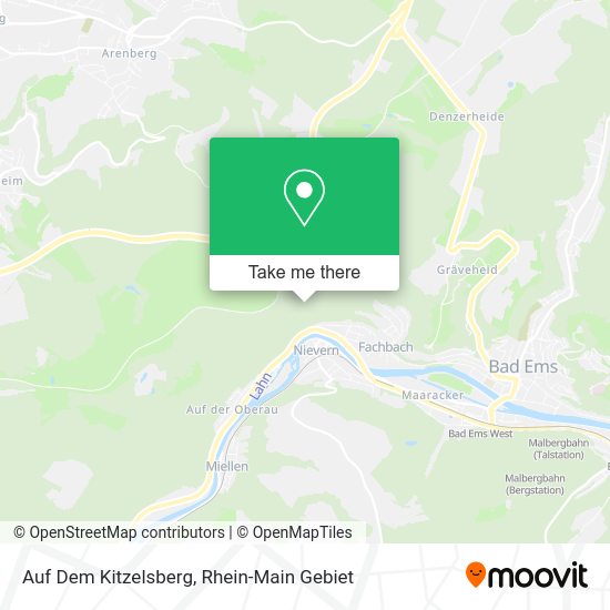 Карта Auf Dem Kitzelsberg