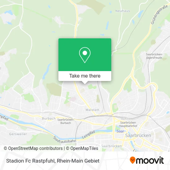 Карта Stadion Fc Rastpfuhl