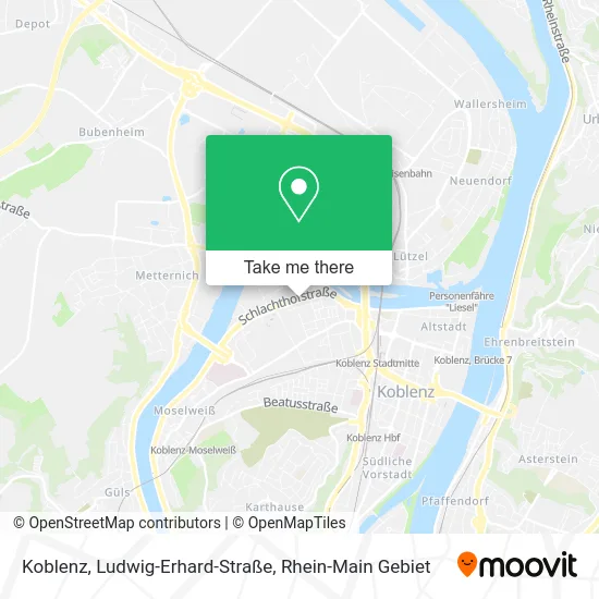 Карта Koblenz, Ludwig-Erhard-Straße