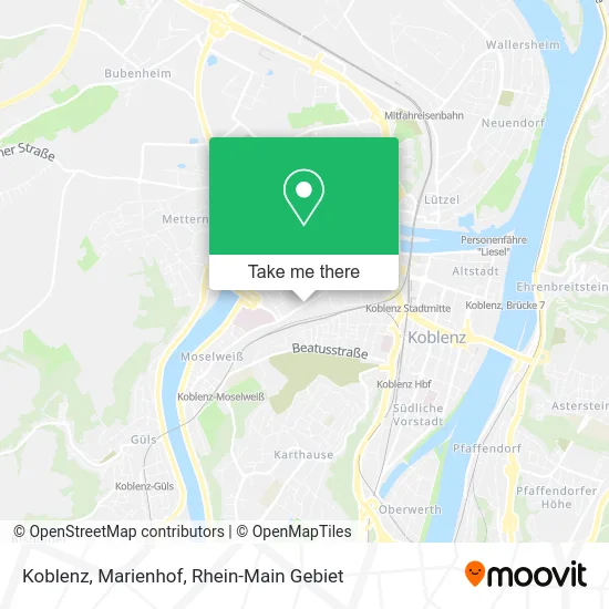 Карта Koblenz, Marienhof