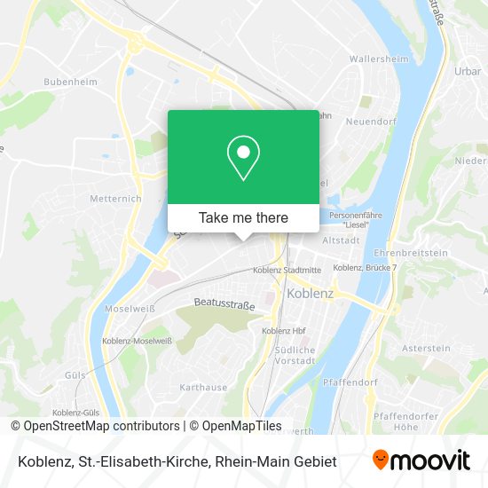 Карта Koblenz, St.-Elisabeth-Kirche