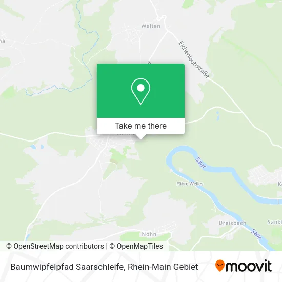 Карта Baumwipfelpfad Saarschleife