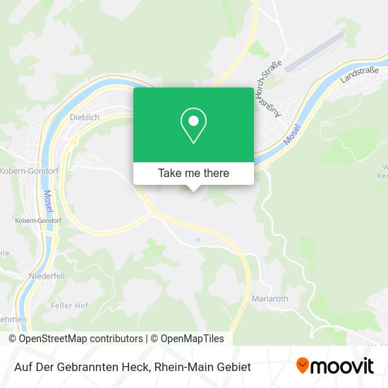 Карта Auf Der Gebrannten Heck