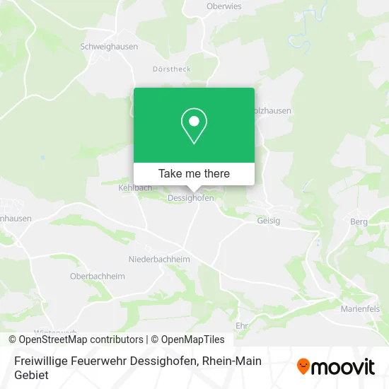Карта Freiwillige Feuerwehr Dessighofen