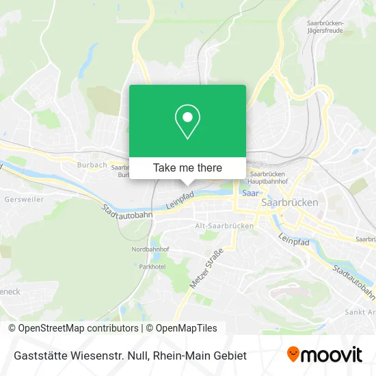 Карта Gaststätte Wiesenstr. Null